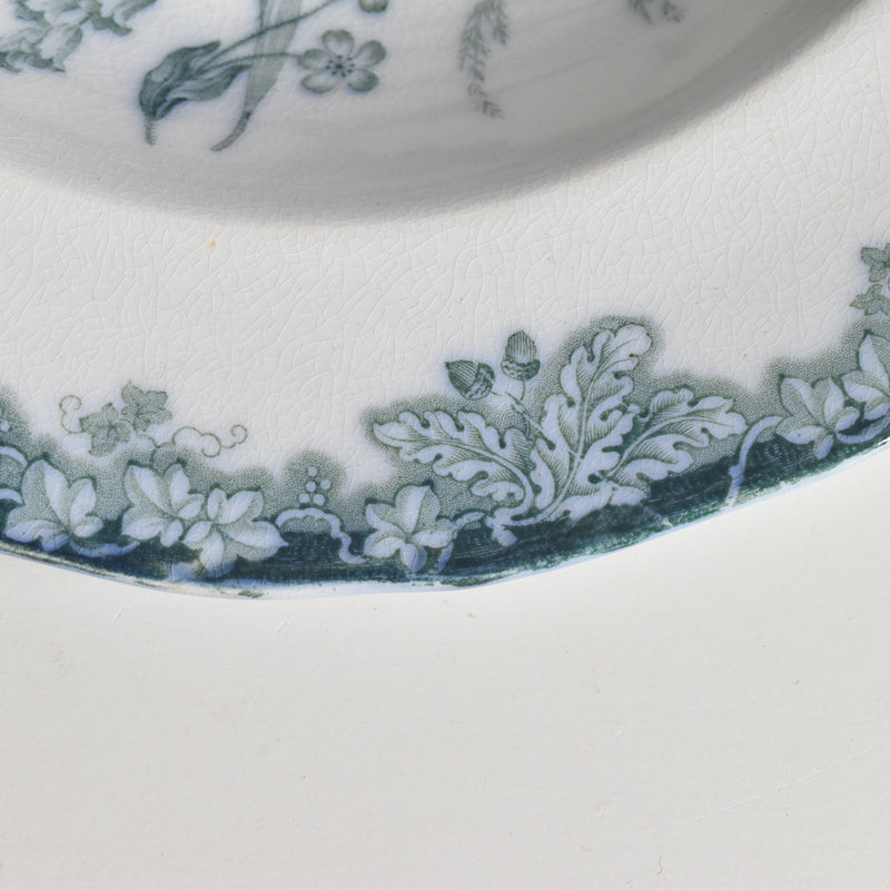 アンティーク深皿 イギリス窯 N92 I