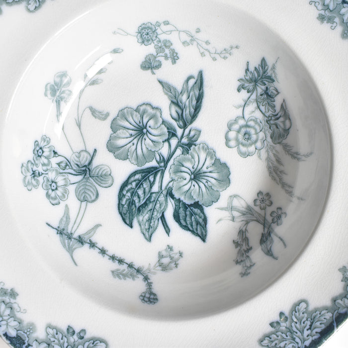 アンティーク深皿 イギリス窯 N93 J