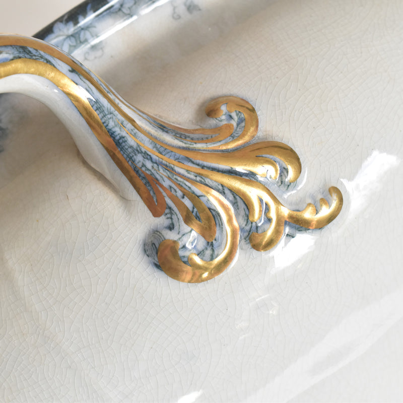 アンティークスーピエール＆レードル イギリス窯 N92