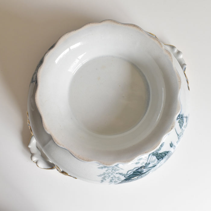 アンティークスーピエール＆レードル イギリス窯 N92