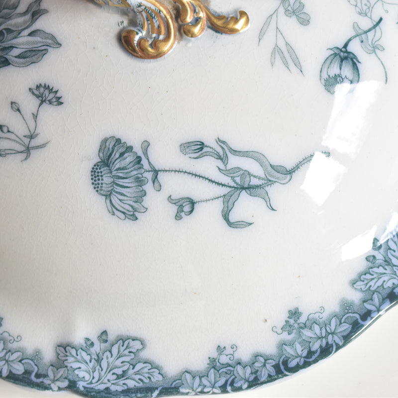 アンティークスーピエール＆レードル イギリス窯 N92