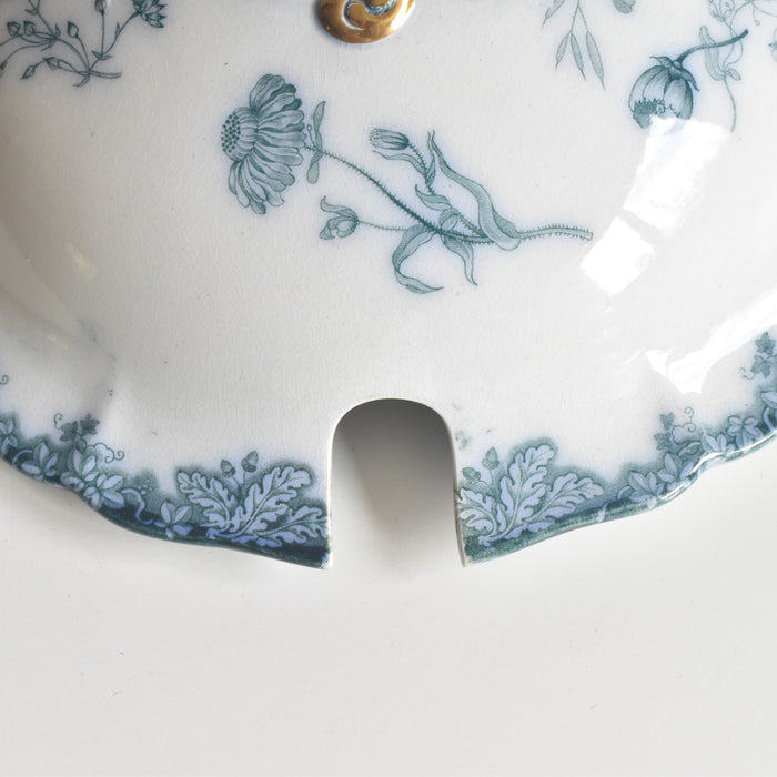 アンティークスーピエール＆レードル イギリス窯 N92