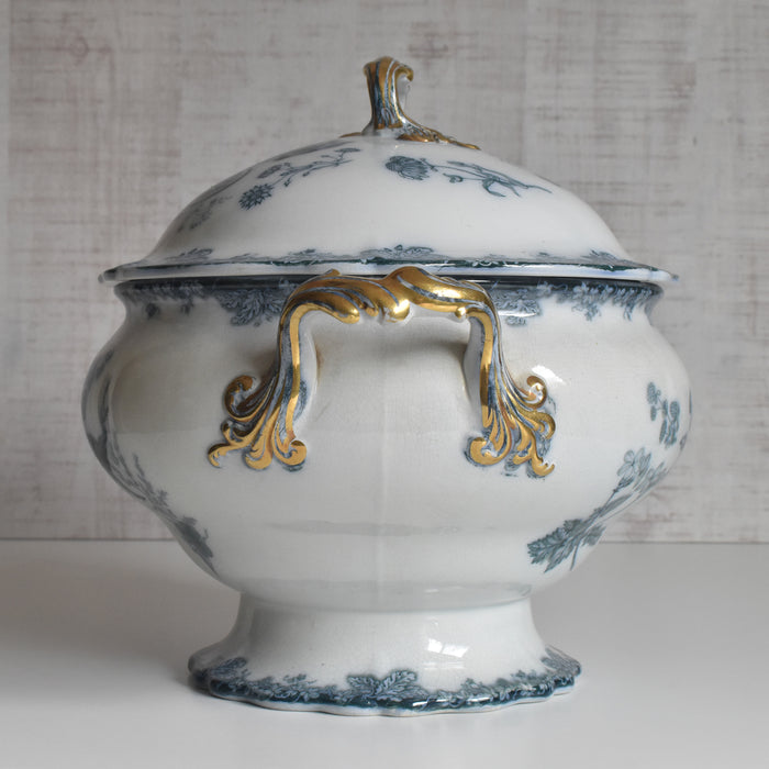 アンティークスーピエール＆レードル イギリス窯 N92