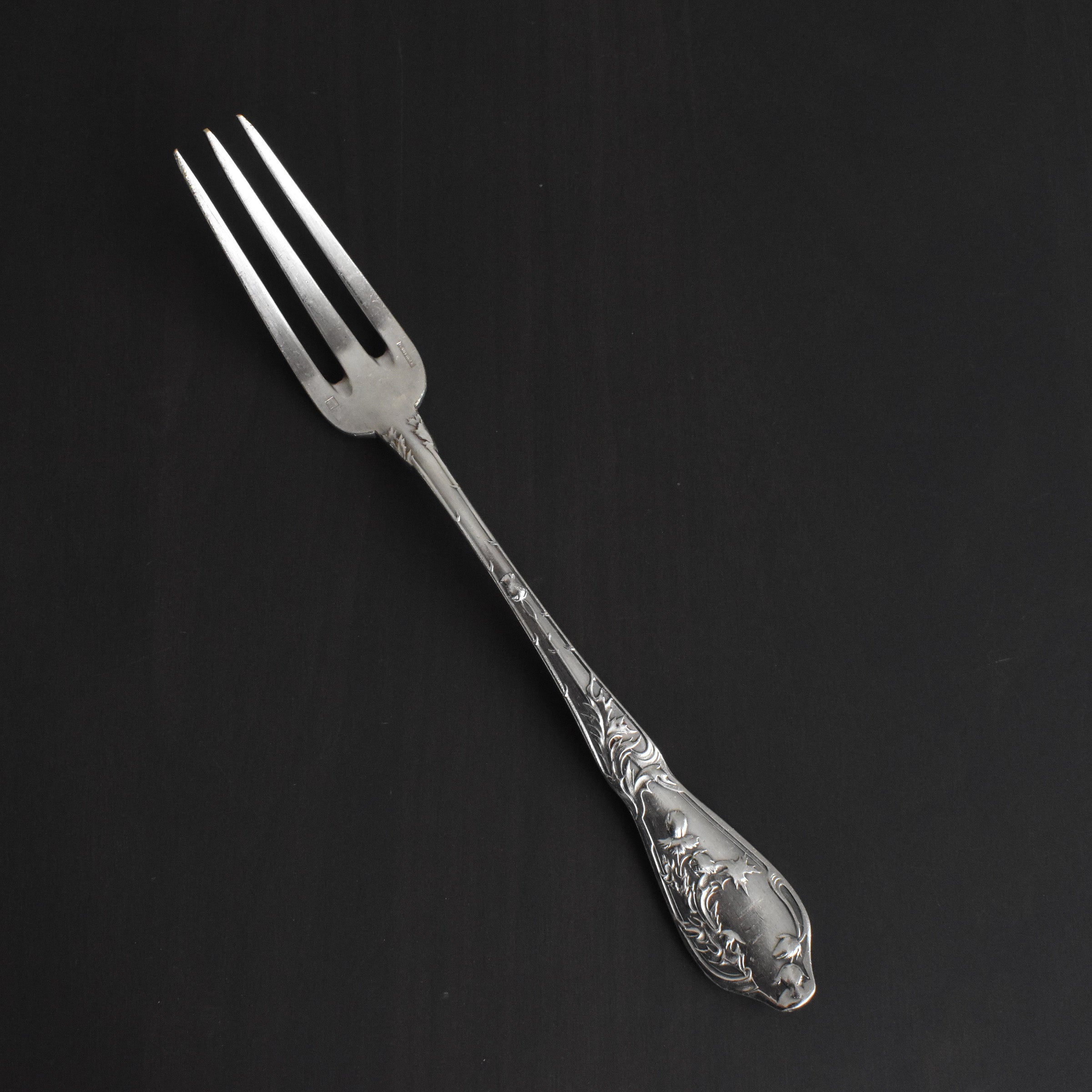 アンティークフォーク 銀メッキ Boulenger Chardons (アザミ） — Loane