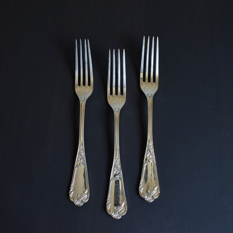 Antique Silver Plated Fork CAILAR BAYARD
