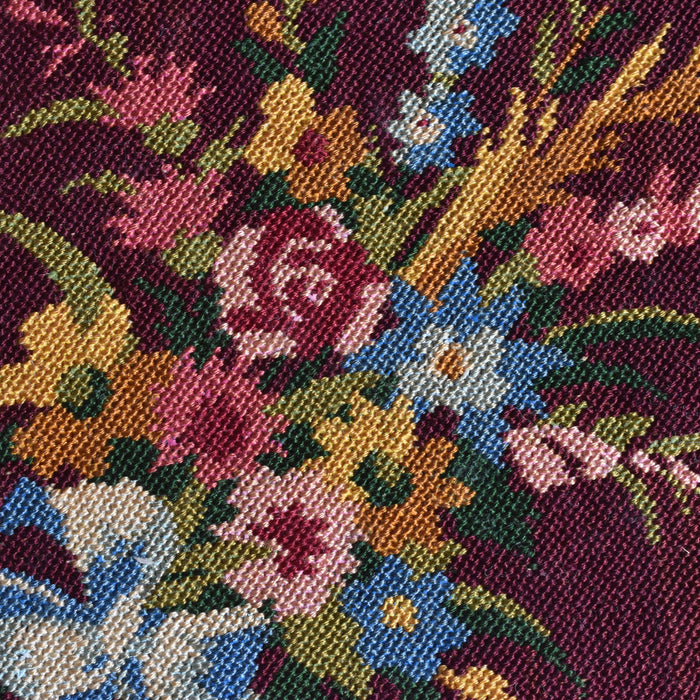 ヴィンテージオーヴァル フレーム クロスステッチ付き （ブーケ）