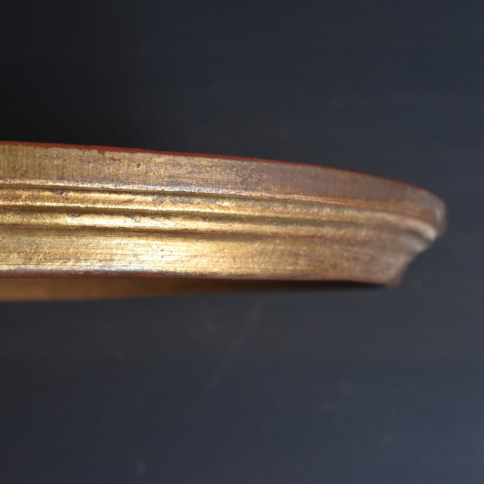 ヴィンテージオーヴァル フレーム クロスステッチ付き （ブーケ）