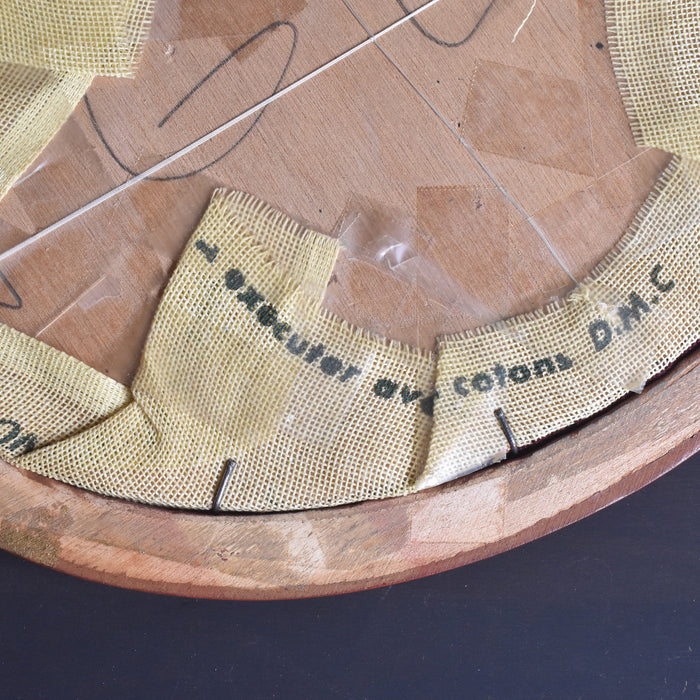 ヴィンテージオーヴァル フレーム クロスステッチ付き （ブーケ）