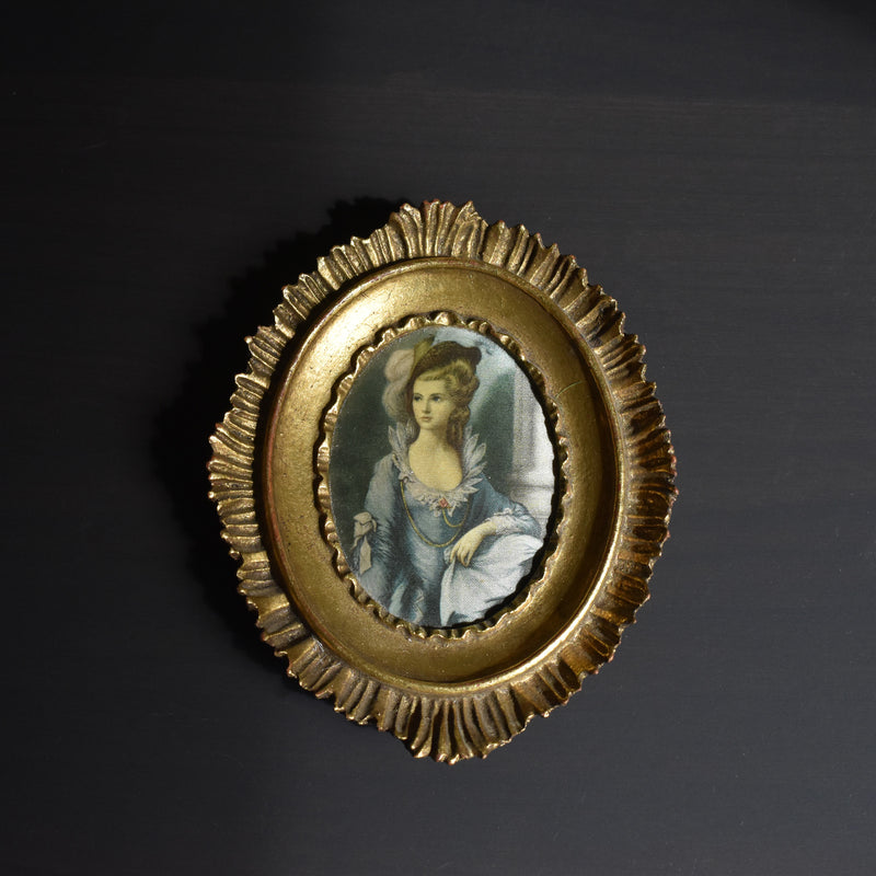 ヴィンテージオーヴァルフレーム 14.5cm x 11.5cm