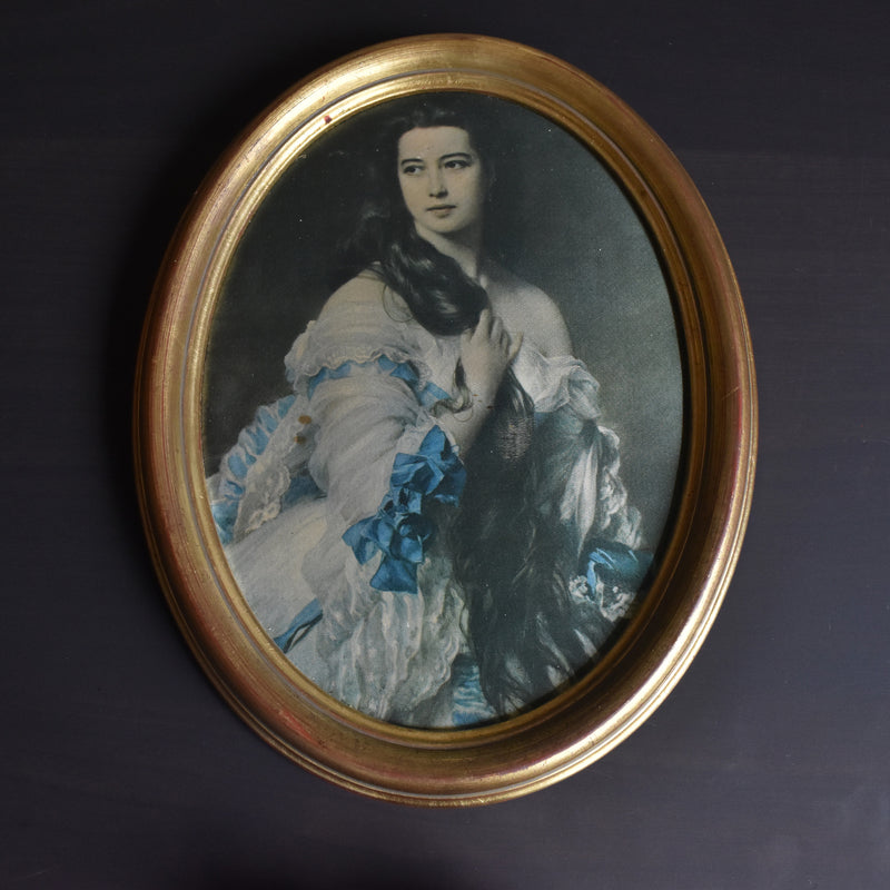 Vintage Oval Frame 28.5cm x 22.5cm