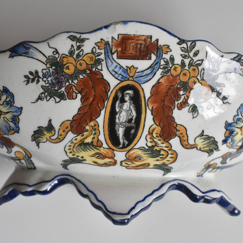 Antique Jardiniere Gien Renaissance