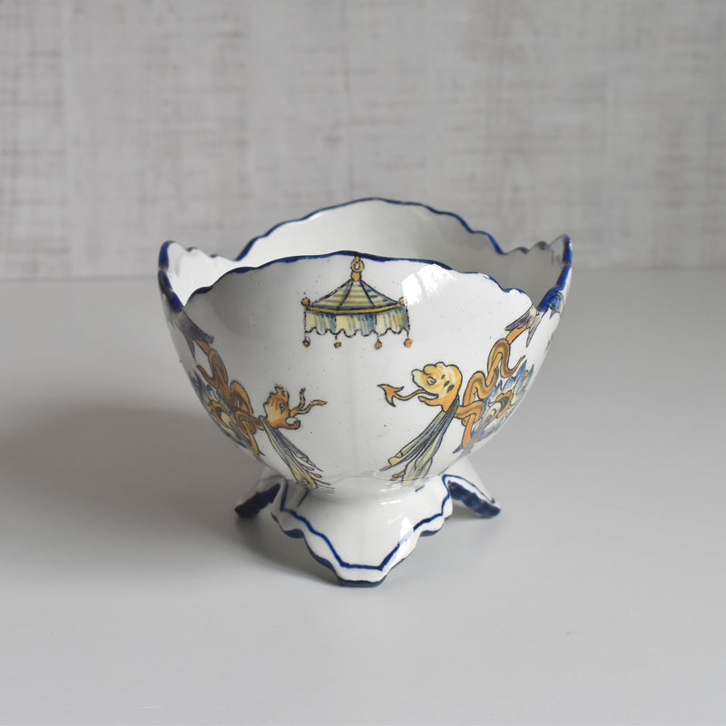 Antique Jardiniere Gien Renaissance