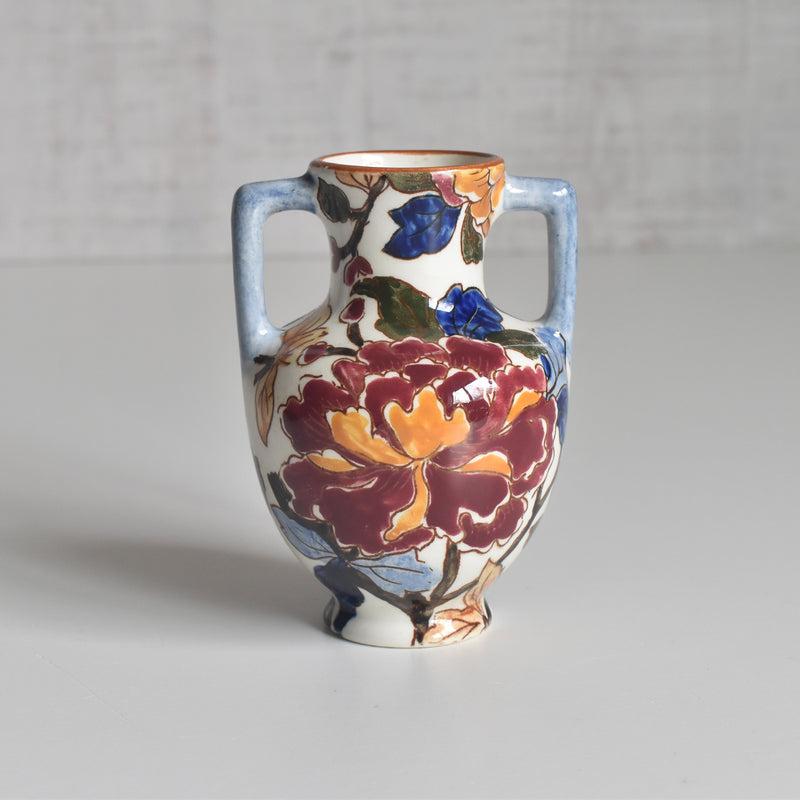 Vintage Soliflore Vase Gien Pivoine