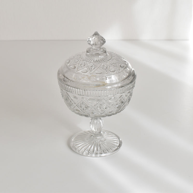 Antique Glass Bonbonnière