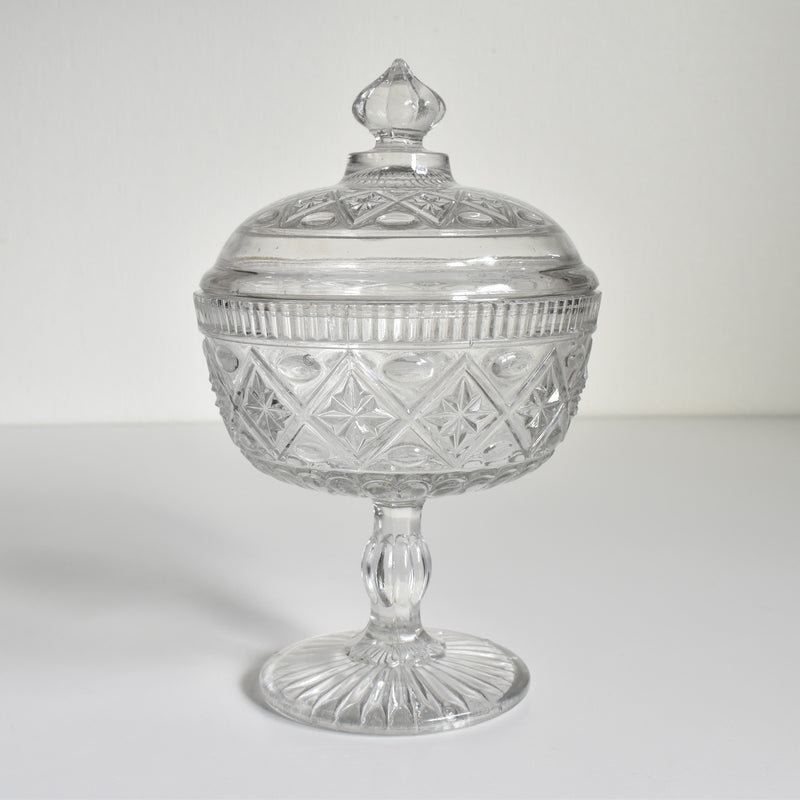 Antique Glass Bonbonnière