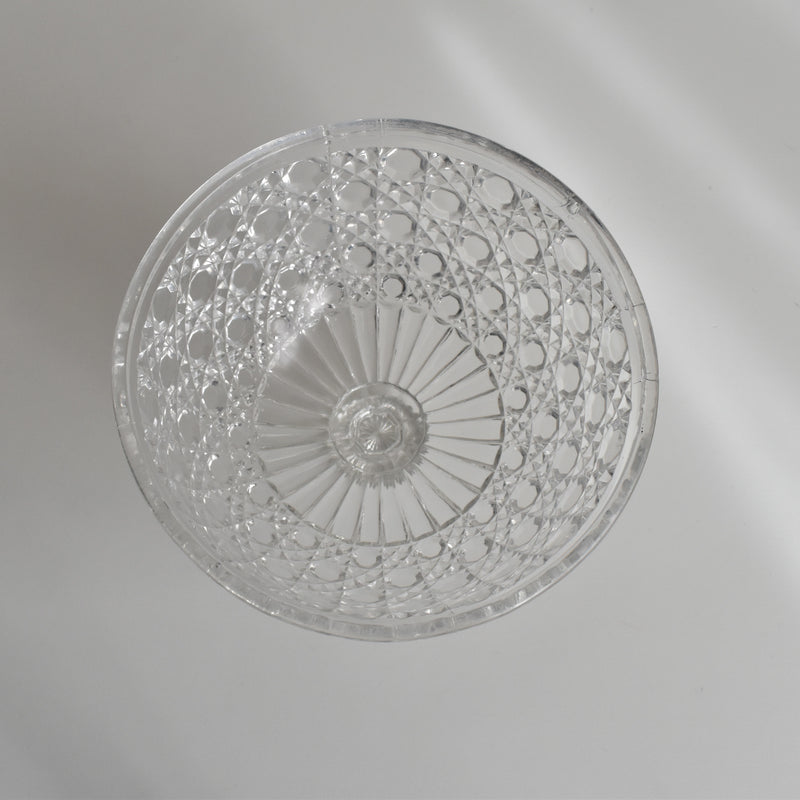 Antique glass dome