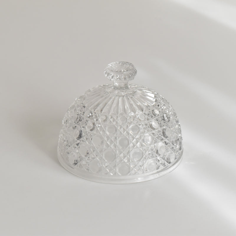 Antique glass dome