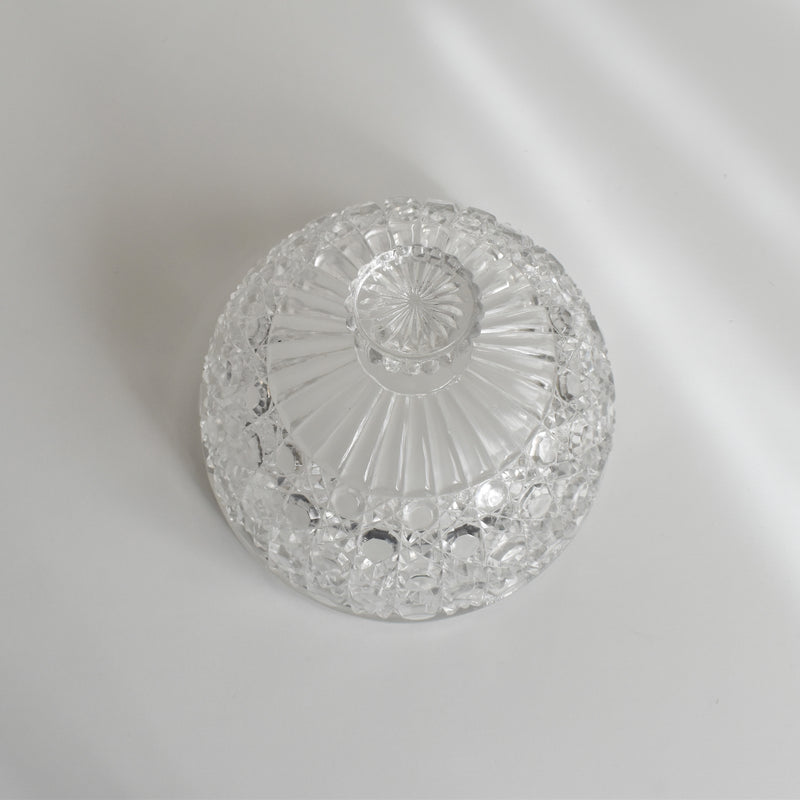 Antique glass dome