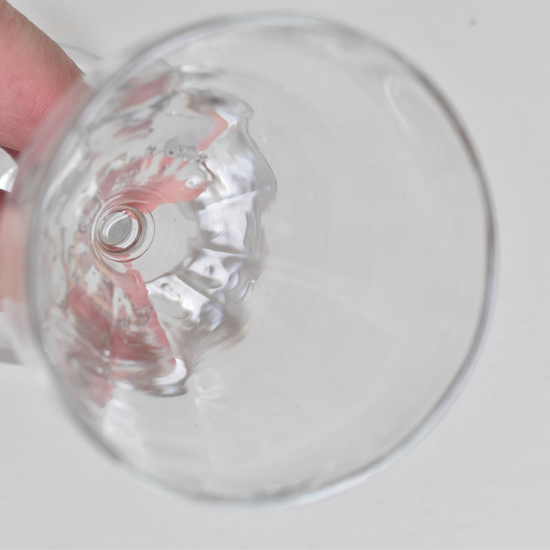 Antique Port Wine Glass, Facet