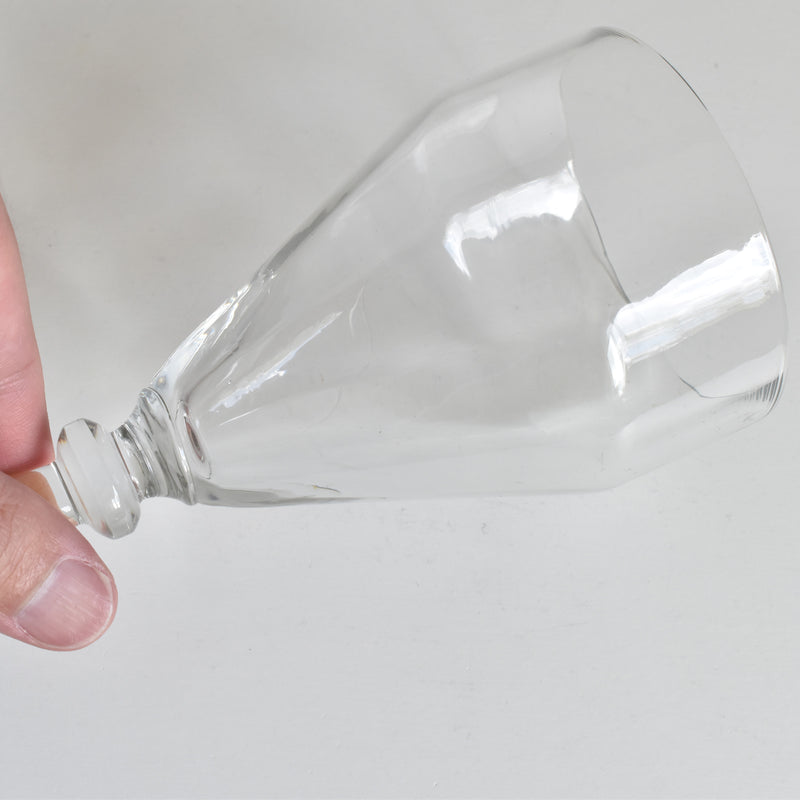 Antique Water Glass Faceted