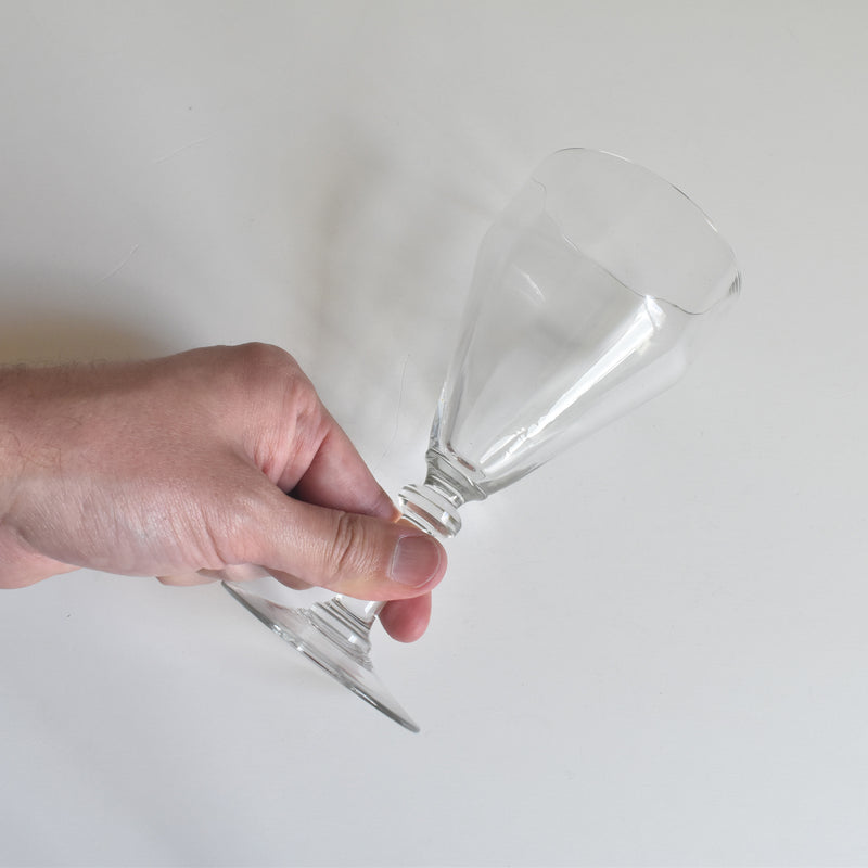 Antique Water Glass Faceted