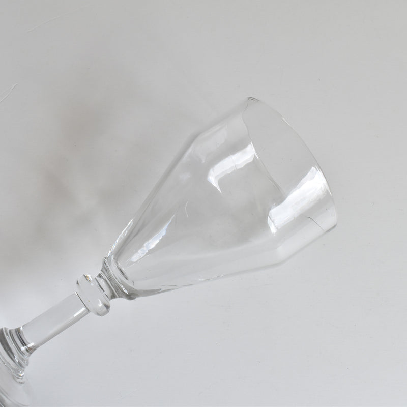 Antique Water Glass Faceted