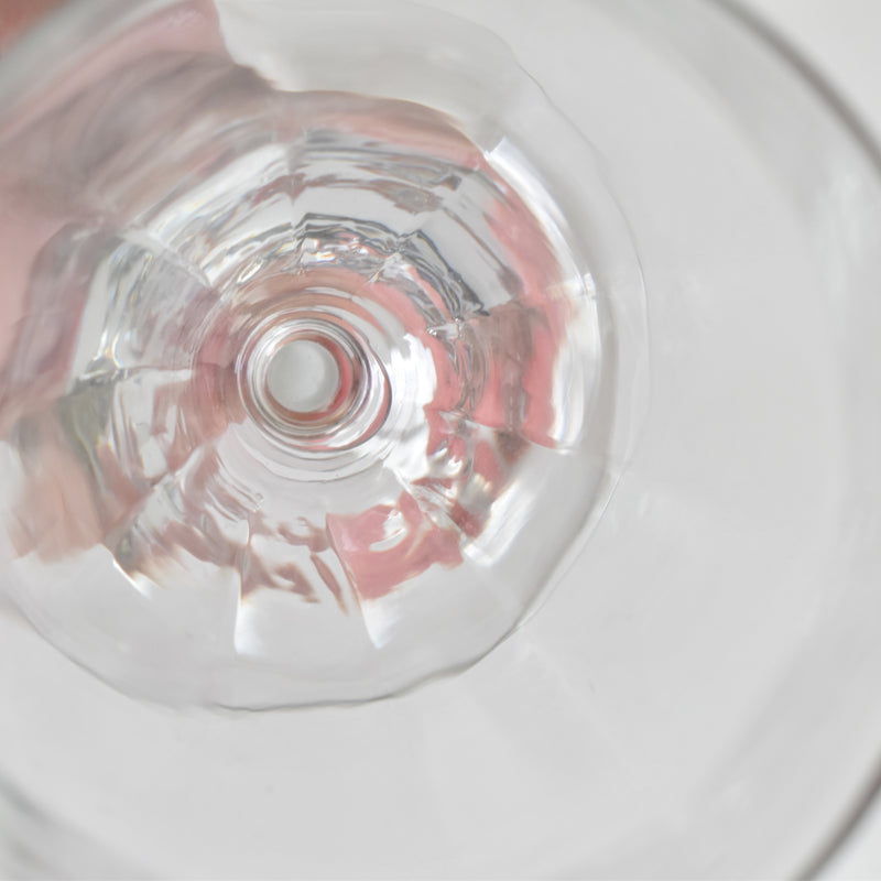 Antique Water Glass Faceted