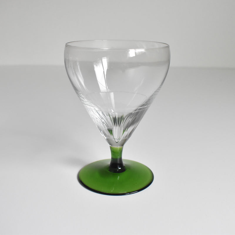 Antique Water Glass - Portieux Québec Vert