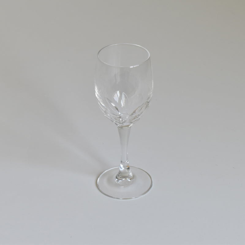 Vintage Crystal Wine Glasses Saint-Louis