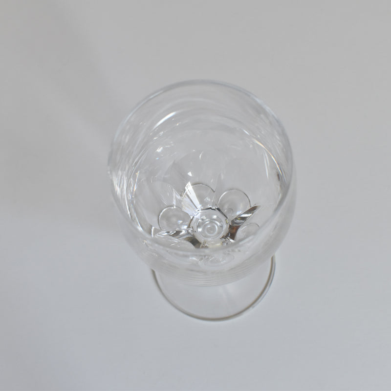 Vintage Crystal Wine Glasses Saint-Louis