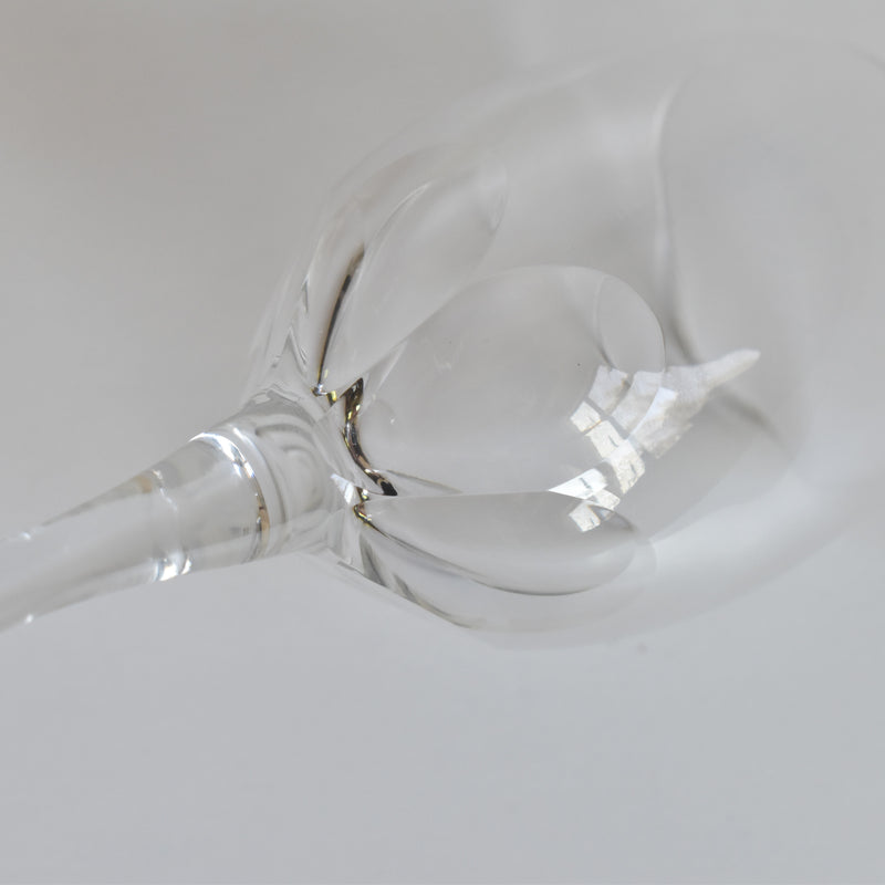 Vintage Crystal Wine Glasses Saint-Louis