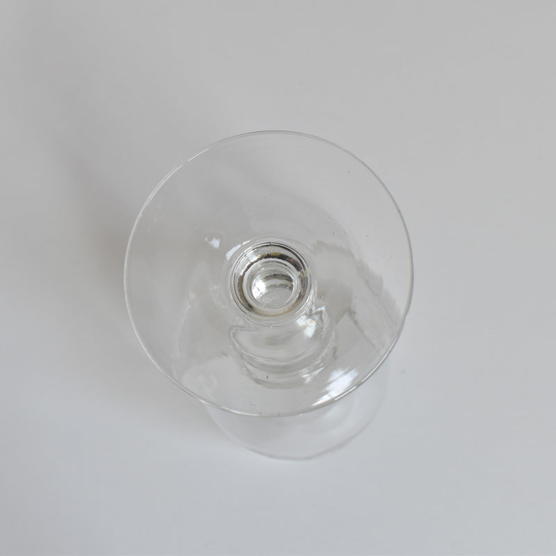 Antique Wine Glass Guillochage