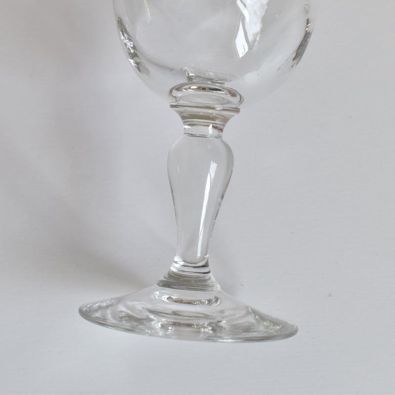 Antique Wine Glass Guillochage