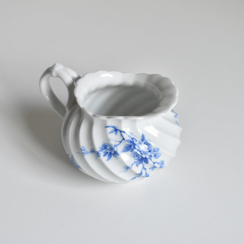 Vintage Creamer Limoges Haviland Cerisier Bleu