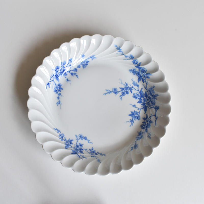 Vintage Deep Plate Limoges Haviland Cerisier Bleu A