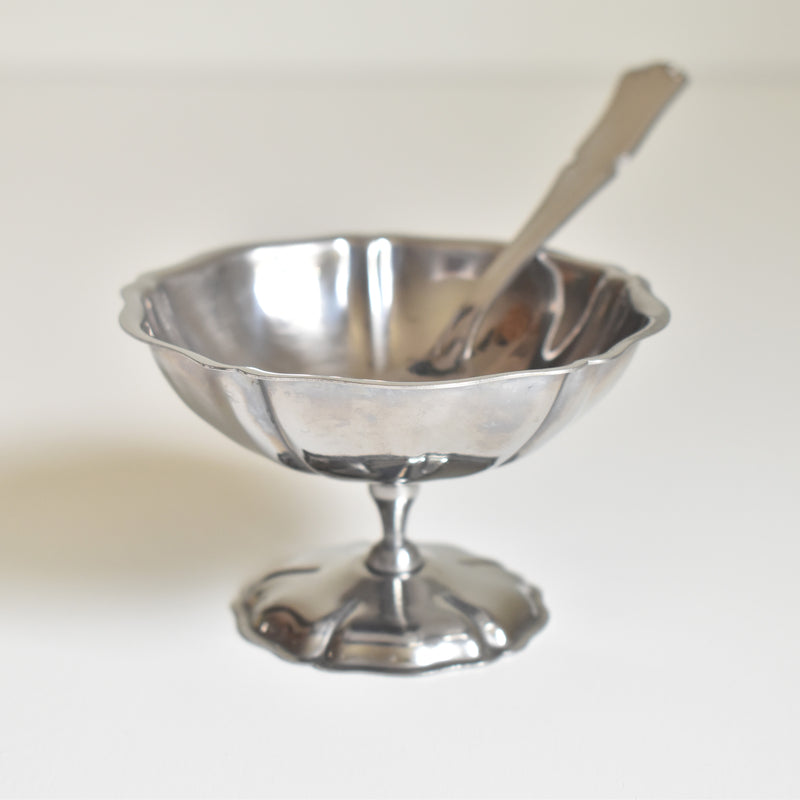 Vintage Ice Cream Coupes & Spoons, Jean Couzon, 6-Piece Set (Boxed) B