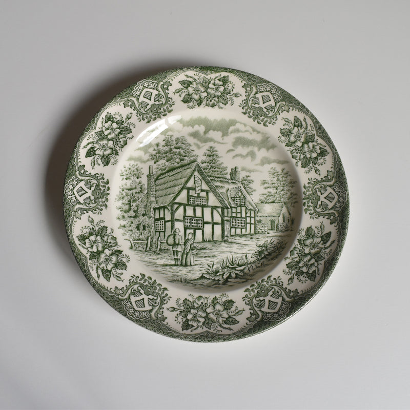 Vintage Dessert Plate STAFFORDSHIRE ENGLAND A