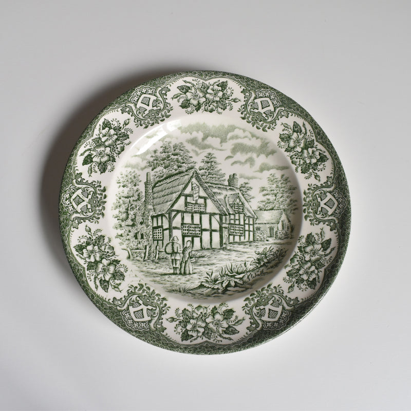 Vintage Dessert Plate STAFFORDSHIRE ENGLAND C