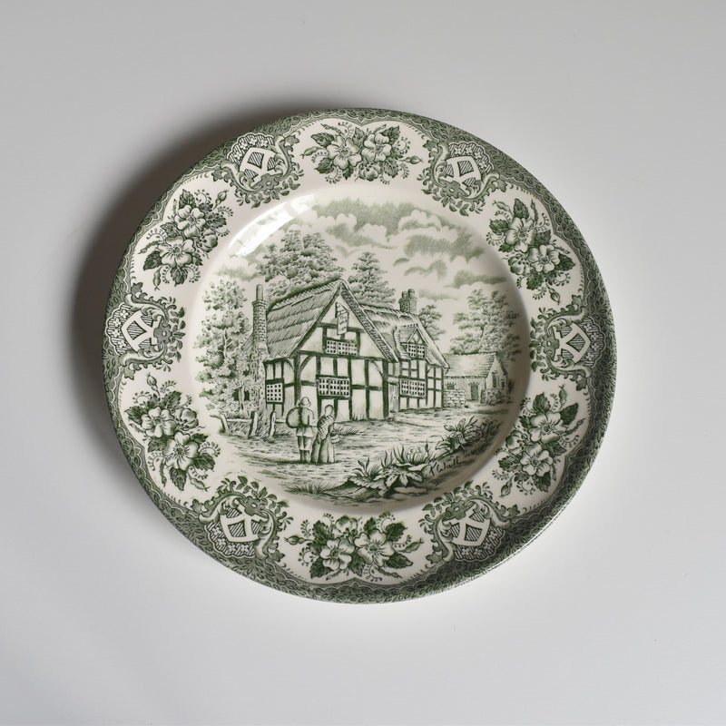 ヴィンテージデザートプレート STAFFORDSHIRE ENGLAND D