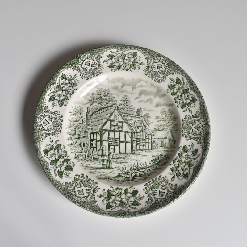 Vintage Dessert Plate STAFFORDSHIRE ENGLAND E