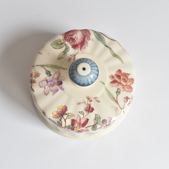 （ご予約済み）　アンティークロンシャンバターディッシュ