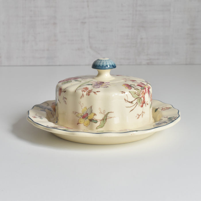 （ご予約済み）　アンティークロンシャンバターディッシュ