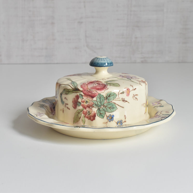 （ご予約済み）　アンティークロンシャンバターディッシュ