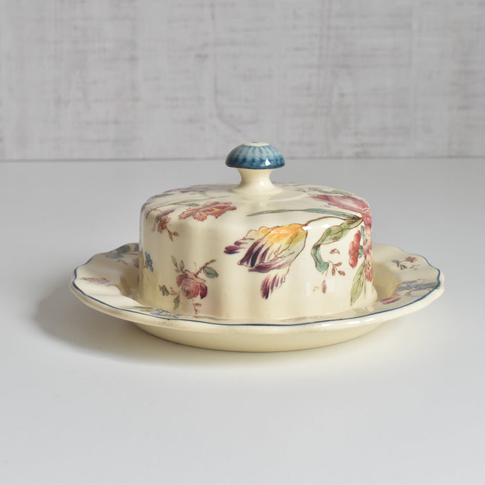 （ご予約済み）　アンティークロンシャンバターディッシュ