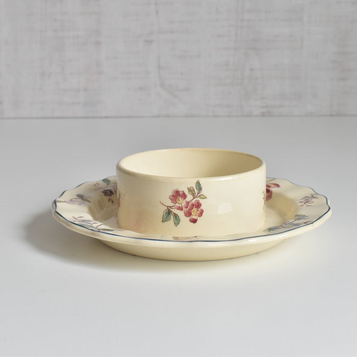 （ご予約済み）　アンティークロンシャンバターディッシュ