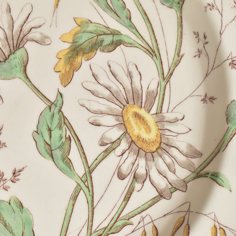 Antique plate Longchamp Marguerites (Daisies) Daisy A