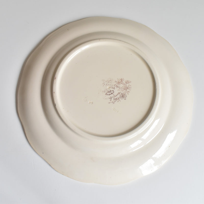 Antique plate Longchamp Marguerites (Daisies) Daisy A