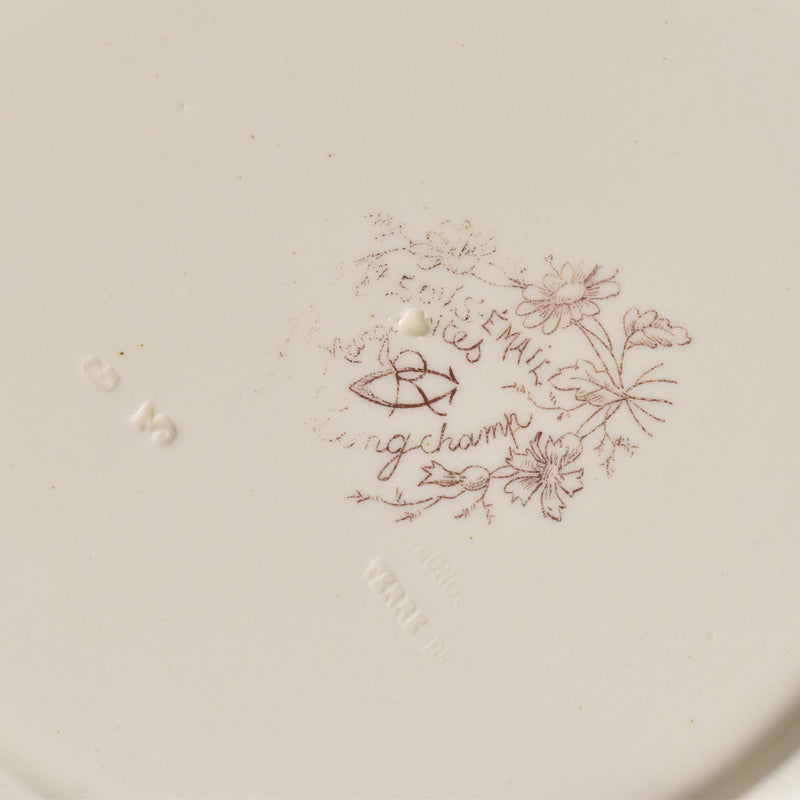 Antique plate Longchamp Marguerites (Daisies) Daisy A