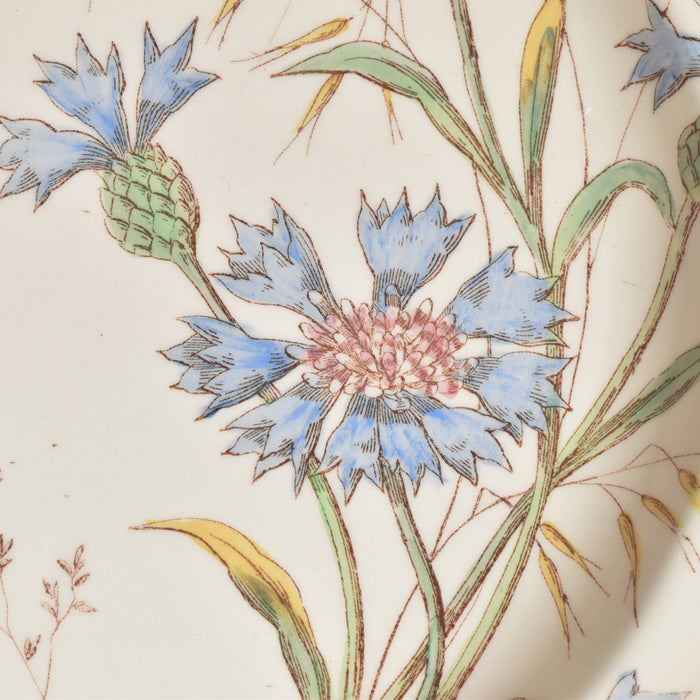 アンティークプレート ロンシャン Marguerites (マーガレット) 矢車菊 C