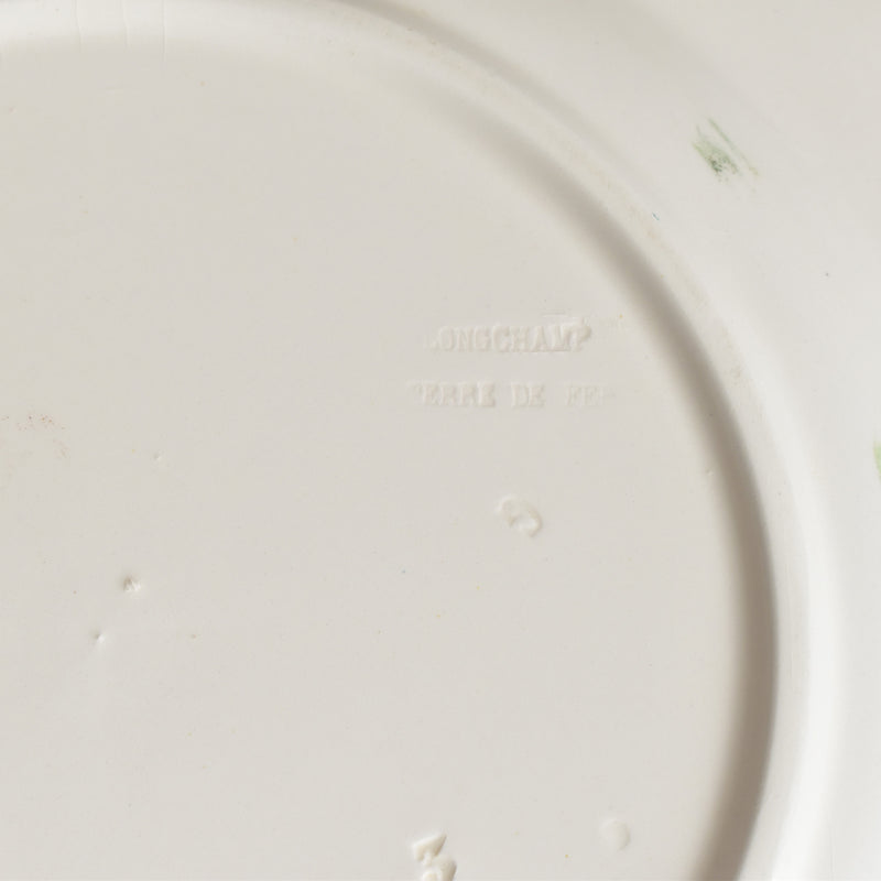 Antique Plate Longchamp Marguerites (Daisies) Cornflower D